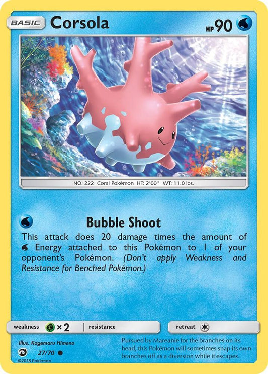 Pokemon Corsola 27/70 Dragon Majesty