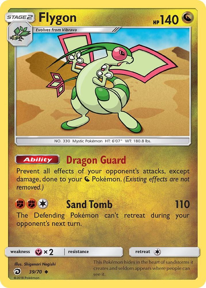 Pokemon Flygon 39/70 Dragon Majesty