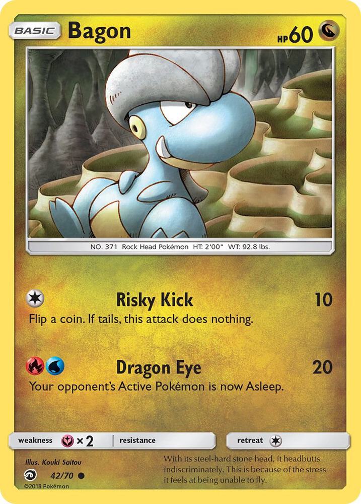 Pokemon Bagon 42/70 Dragon Majesty