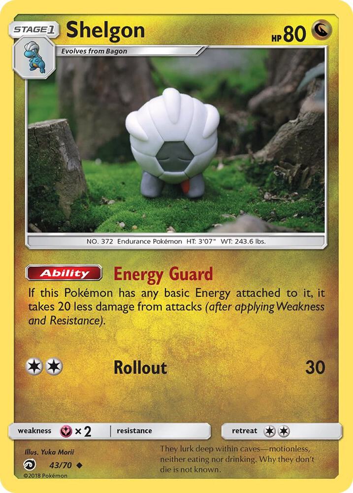 Pokemon Shelgon 43/70 Dragon Majesty