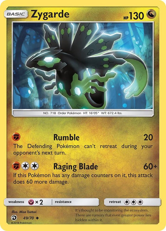 Pokemon Zygarde 49/70 Dragon Majesty