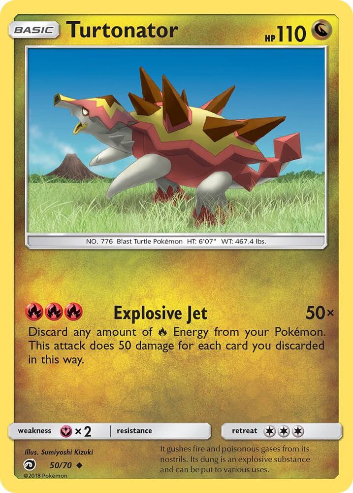 Pokemon Turtonator 50/70 Dragon Majesty