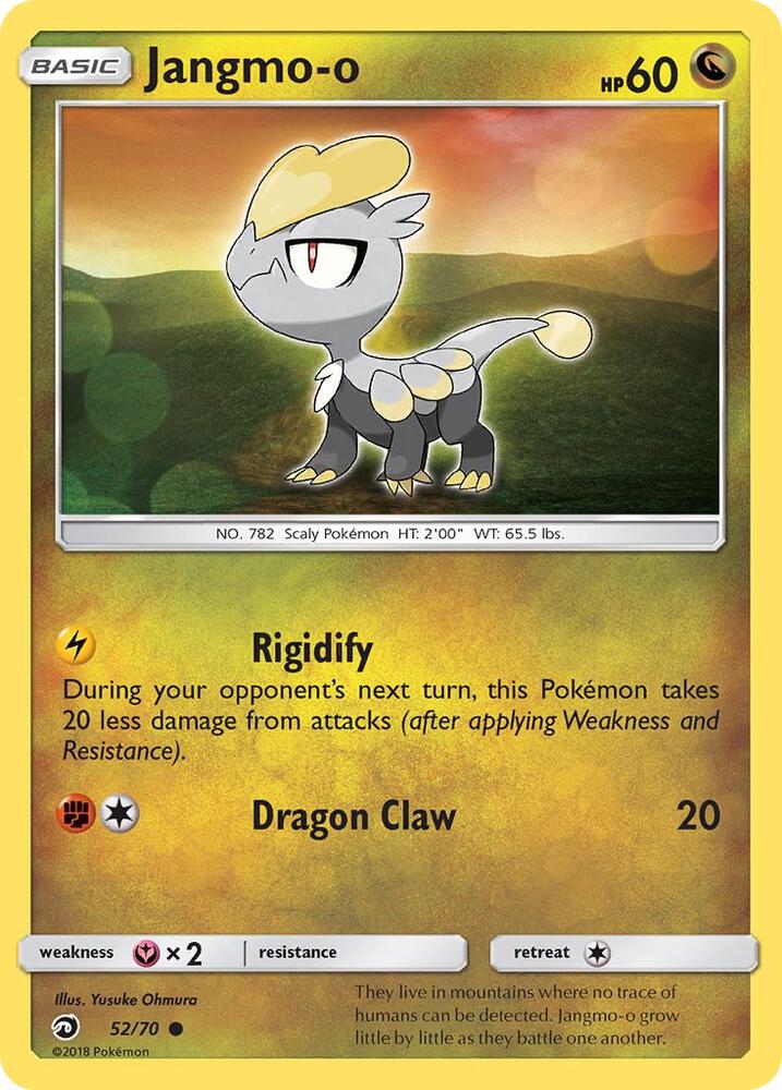 Pokemon Jangmo-o 52/70 Dragon Majesty