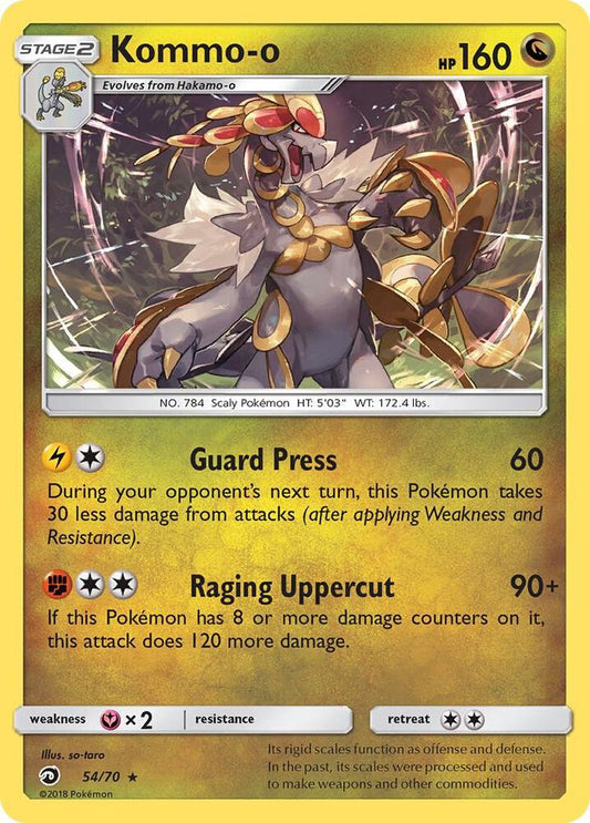 Pokemon Kommo-o 54/70 Dragon Majesty