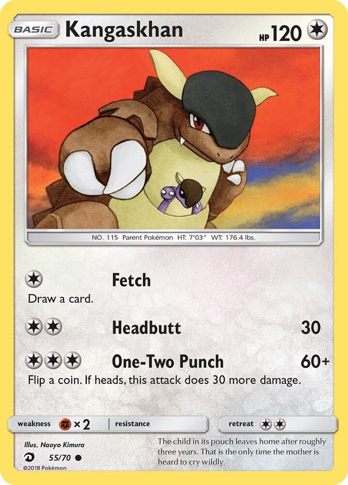 Pokemon Kangaskhan 55/70 Dragon Majesty