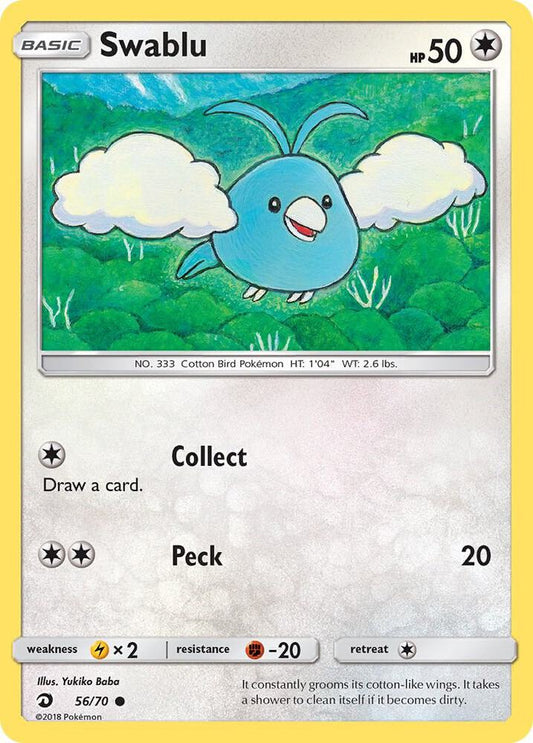 Pokemon Swablu 56/70 Dragon Majesty