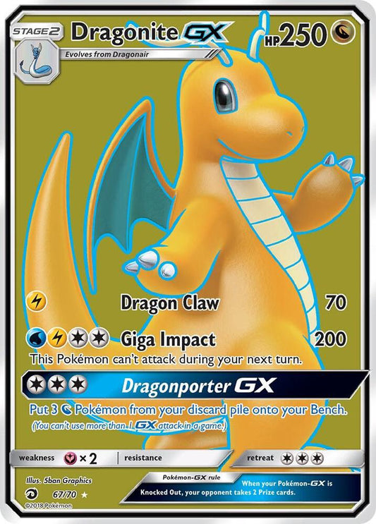 Pokemon Dragonite GX 67/70 Dragon Majesty
