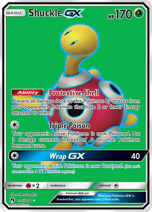 Pokemon Shuckle GX 195/214 Lost Thunder