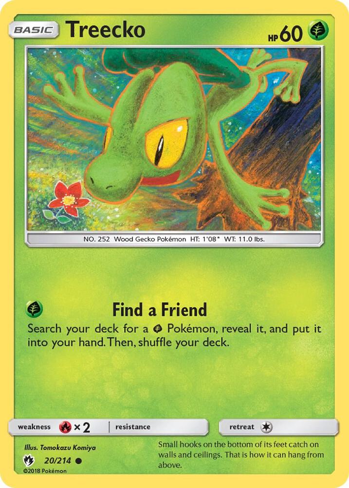 Pokemon Treecko 20/214 Lost Thunder
