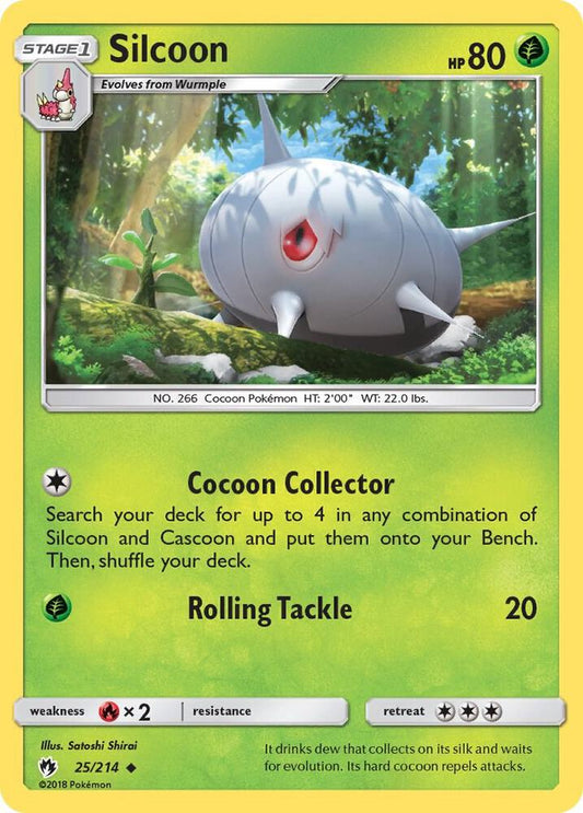 Pokemon Silcoon 25/214 Lost Thunder