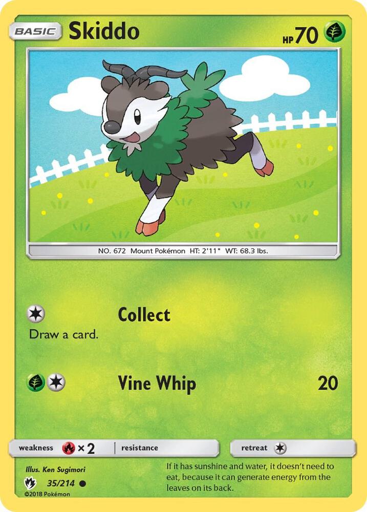 Pokemon Skiddo 35/214 Lost Thunder