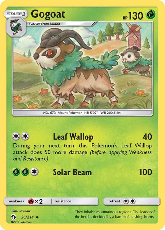 Pokemon Gogoat 36/214 Lost Thunder