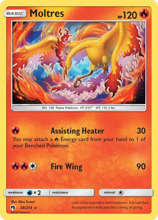 Pokemon Moltres 38/214 Lost Thunder