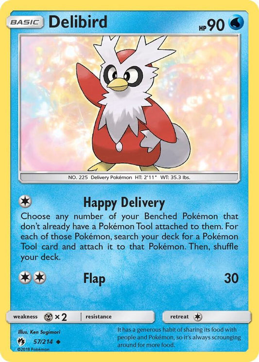 Pokemon Delibird 57/214 Lost Thunder