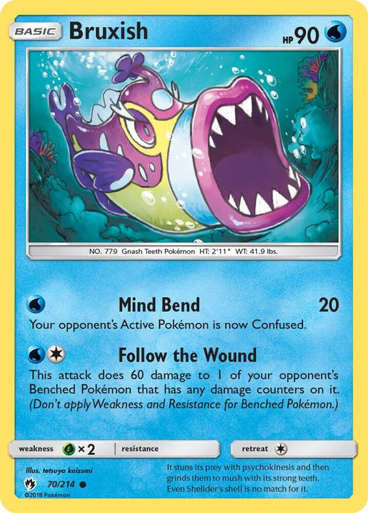 Pokemon Bruxish 70/214 Lost Thunder