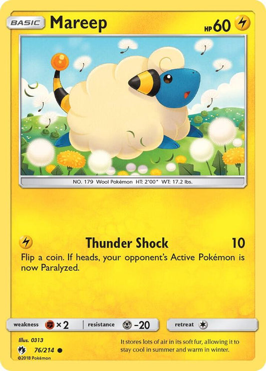 Pokemon Mareep 76/214 Lost Thunder
