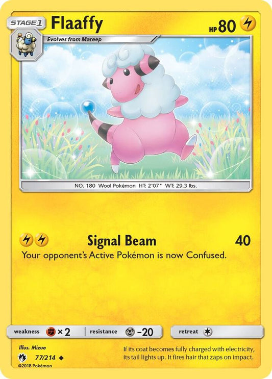 Pokemon Flaaffy 77/214 Lost Thunder