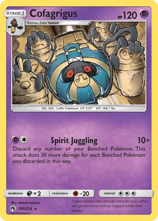 Pokemon Cofagrigus 100/214 Lost Thunder