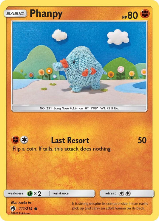 Pokemon Phanpy 111/214 Lost Thunder