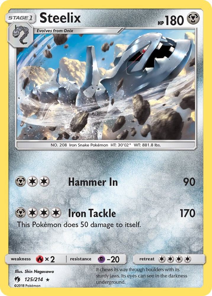 Pokemon Steelix 125/214 Lost Thunder