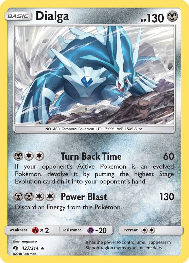 Pokemon Dialga 127/214 Lost Thunder