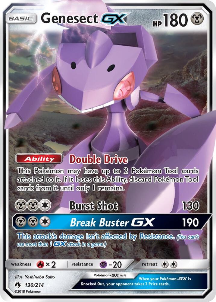 Pokemon Genesect GX 130/214 Lost Thunder