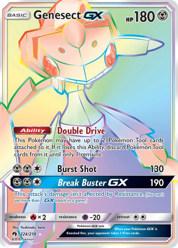 Pokemon Genesect GX 224/214 Lost Thunder