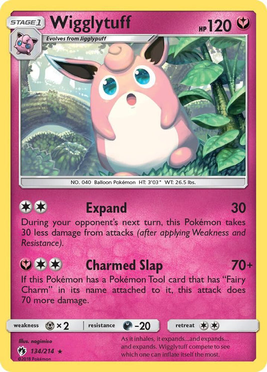 Pokemon Wigglytuff 134/214 Lost Thunder