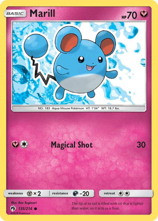 Pokemon Marill 135/214 Lost Thunder