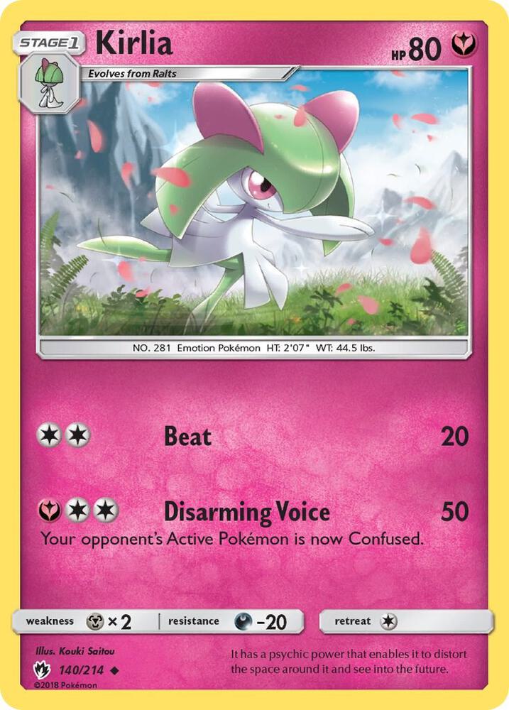 Pokemon Kirlia 140/214 Lost Thunder