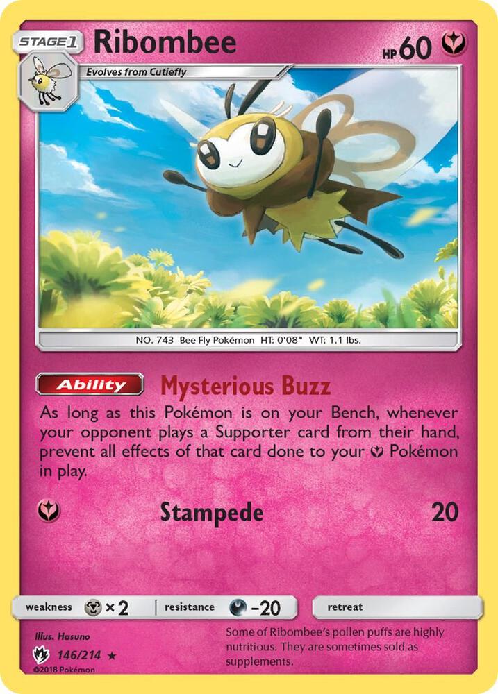 Pokemon Ribombee 146/214 Lost Thunder