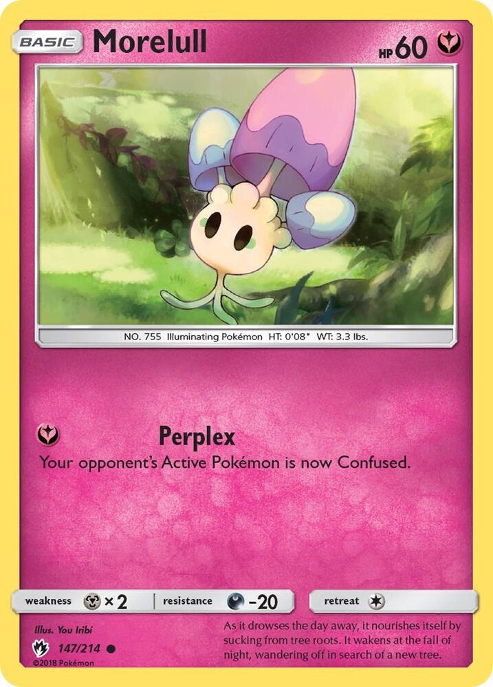Pokemon Morelull 147/214 Lost Thunder