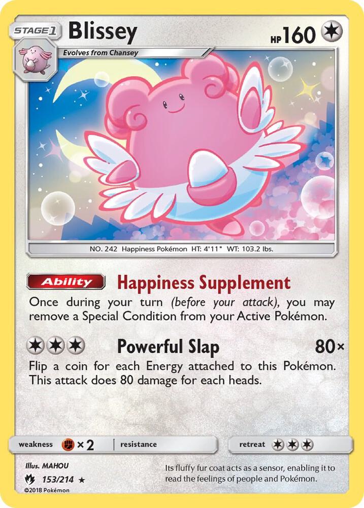 Pokemon Blissey 153/214 Lost Thunder