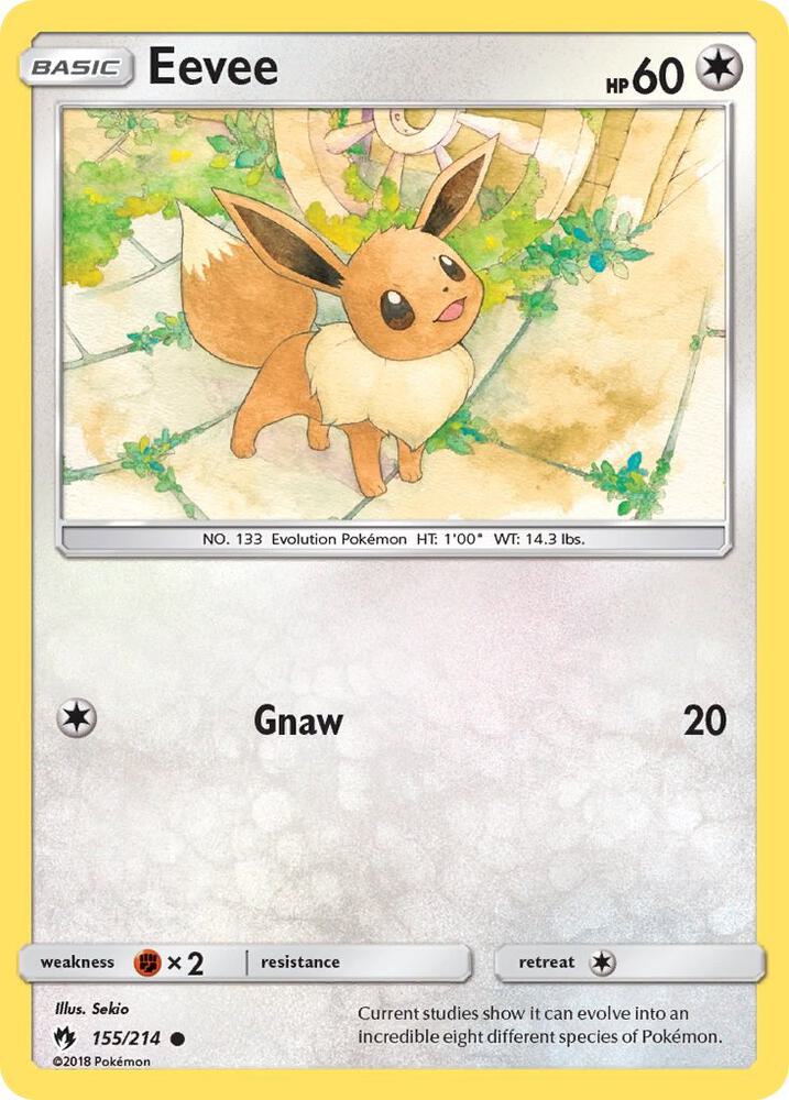 Pokemon Eevee 155/214 Lost Thunder