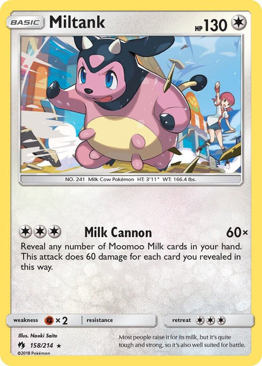 Pokemon Miltank 158/214 Lost Thunder
