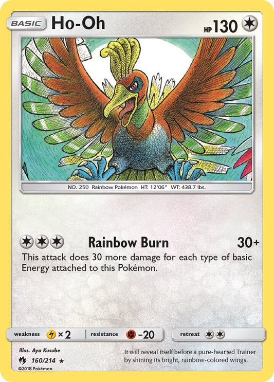 Pokemon Ho-Oh 160/214 Lost Thunder