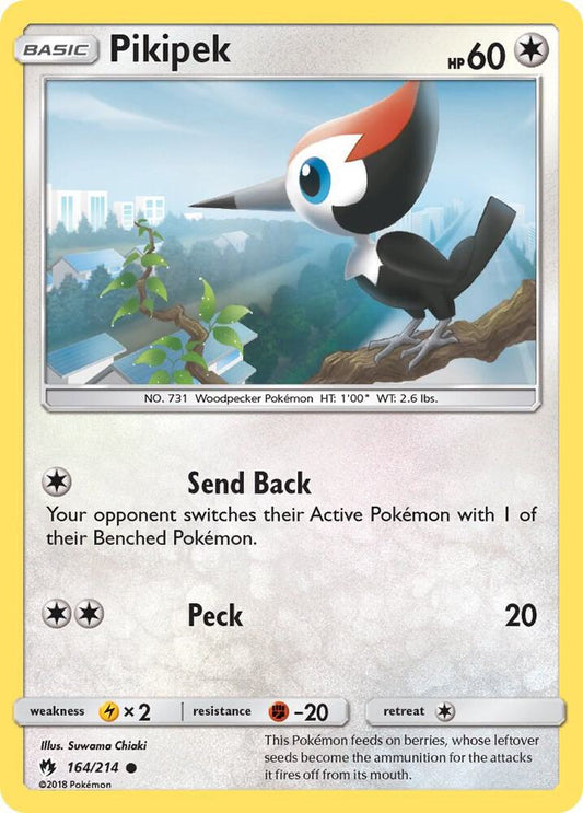 Pokemon Pikipek 164/214 Lost Thunder