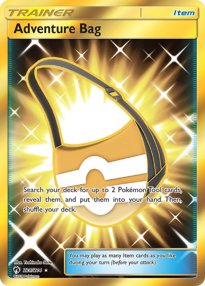 Pokemon Adventure Bag 228/214 Lost Thunder