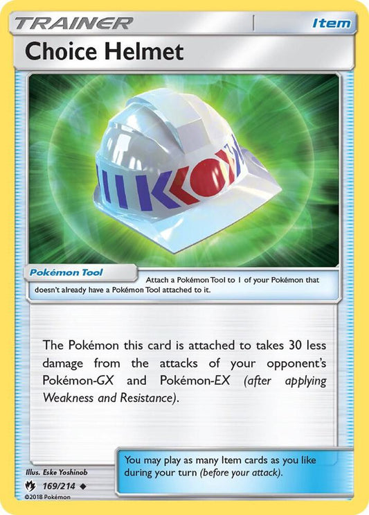 Pokemon Choice Helmet 169/214 Lost Thunder