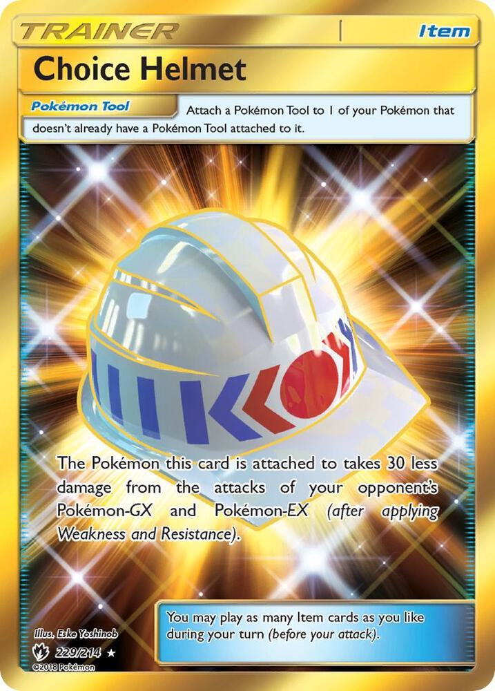 Pokemon Choice Helmet 229/214 Lost Thunder