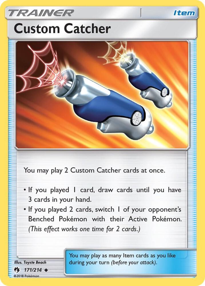 Pokemon Custom Catcher 171/214 Lost Thunder