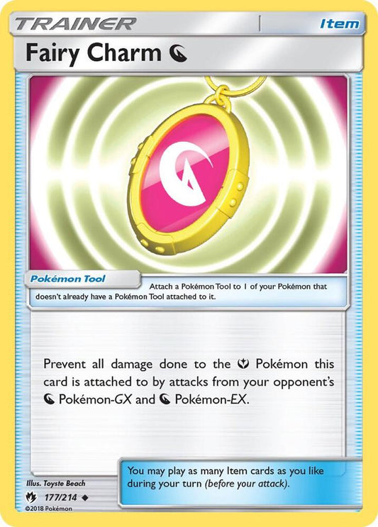 Pokemon Fairy Charm Dragon 177/214 Lost Thunder