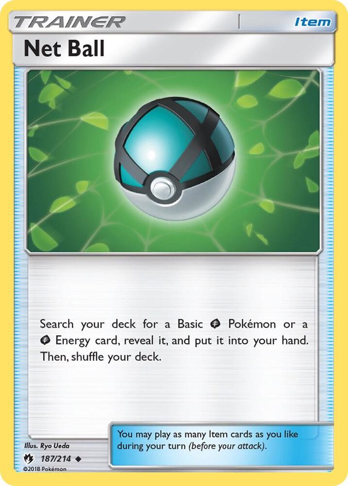 Pokemon Net Ball 187/214 Lost Thunder