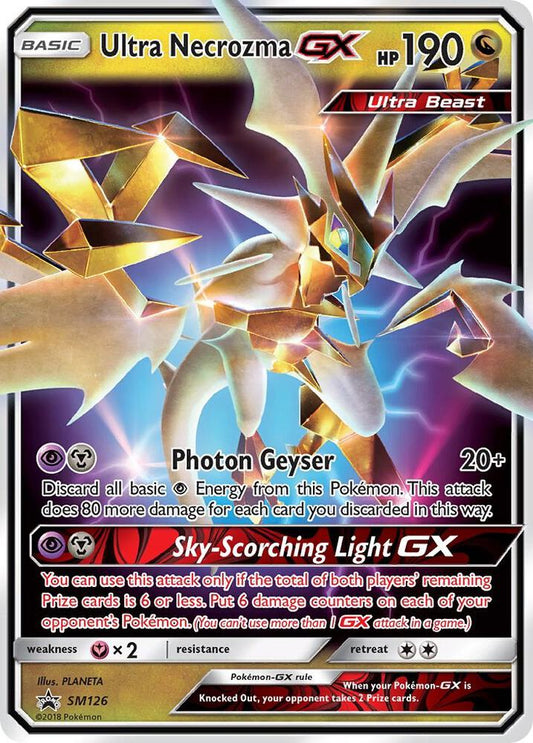 Pokemon Ultra Necrozma GX SM126 SM Black Star Promos