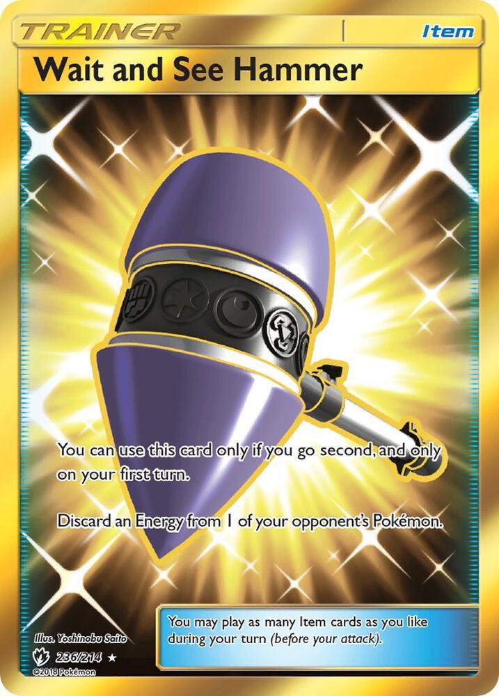 Pokemon Wait and See Hammer 236/214 Lost Thunder