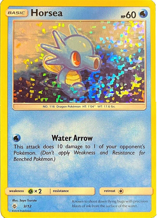 Pokemon Horsea 3/12 McDonald's Collection 2018