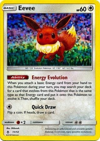 Pokemon Eevee 11/12 McDonald's Collection 2018