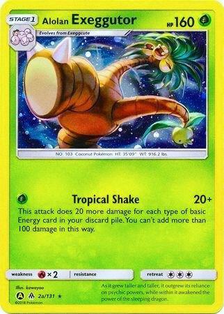 Pokemon Alolan Exeggutor 2a/131 Yellow A Alternate Art