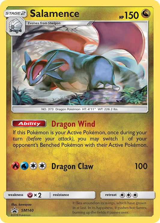 Pokemon Salamence SM140 SM Black Star Promos