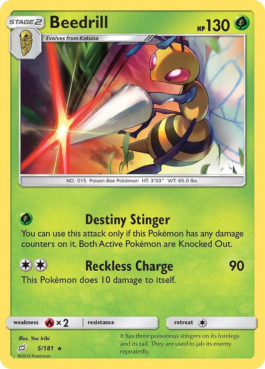 Pokemon Beedrill 5/181 Team Up